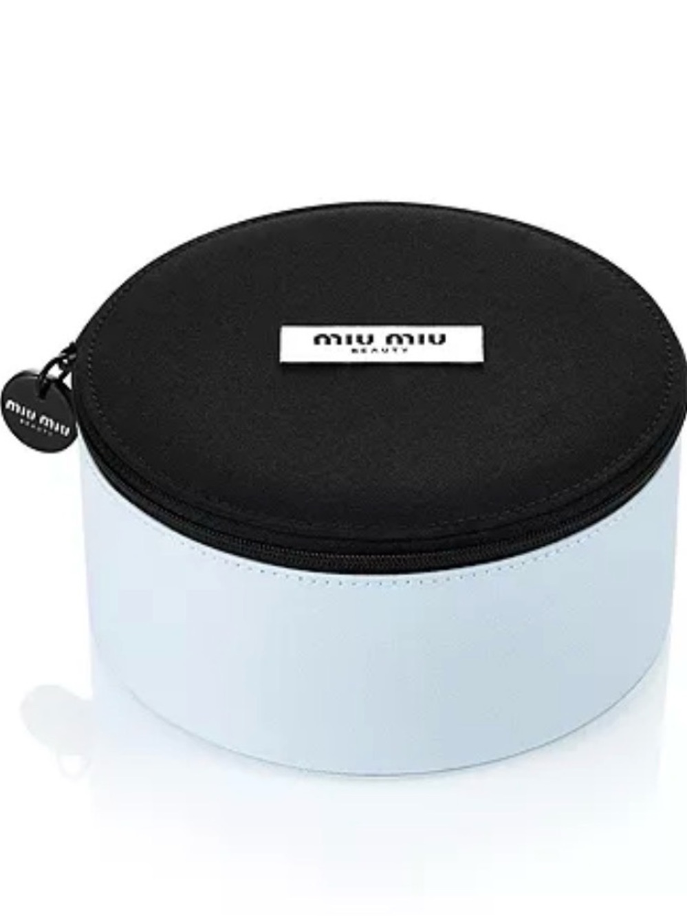 Miu Miu Beauty Vanity Makeup Case Blue / Black 6 x 2.75"